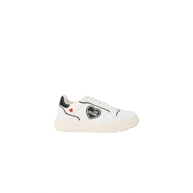 Love Moschino Women Sneakers-Shoes Sneakers-Love Moschino-white-35-Urbanheer