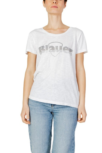 Blauer Women T-Shirt-Clothing T-shirts-Blauer-white-XS-Urbanheer