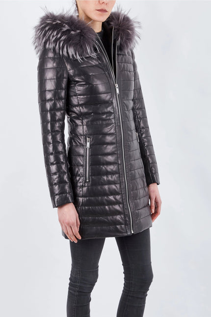 Detty Lambskin Jacket-Intuition Paris-Urbanheer