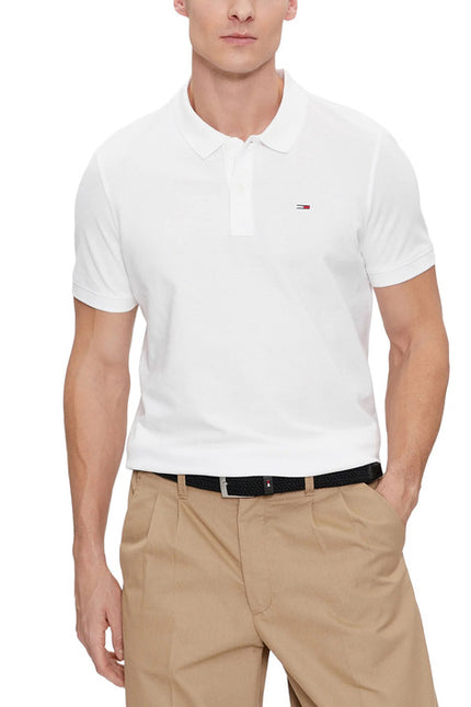 Tommy Hilfiger Jeans Men Polo-Clothing Polo-Tommy Hilfiger Jeans-white-3XL-Urbanheer