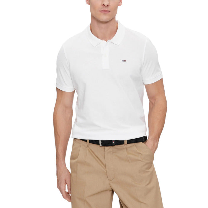 Tommy Hilfiger Jeans Men Polo-Clothing Polo-Tommy Hilfiger Jeans-white-3XL-Urbanheer