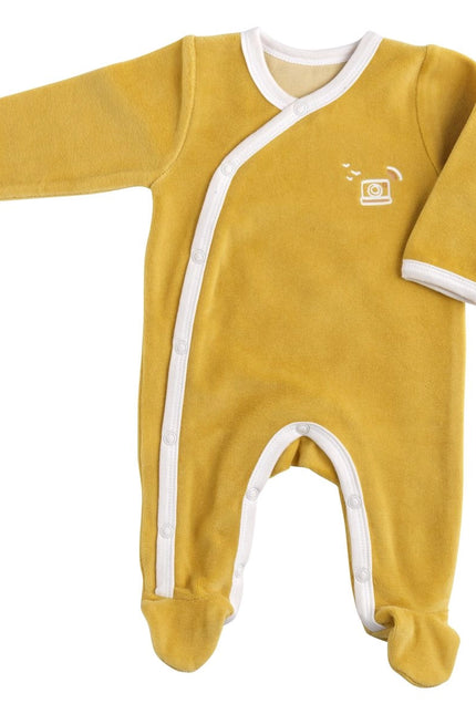 Sunlight Yellow 1 Month Pajamas-Sauthon-1 Month-Urbanheer