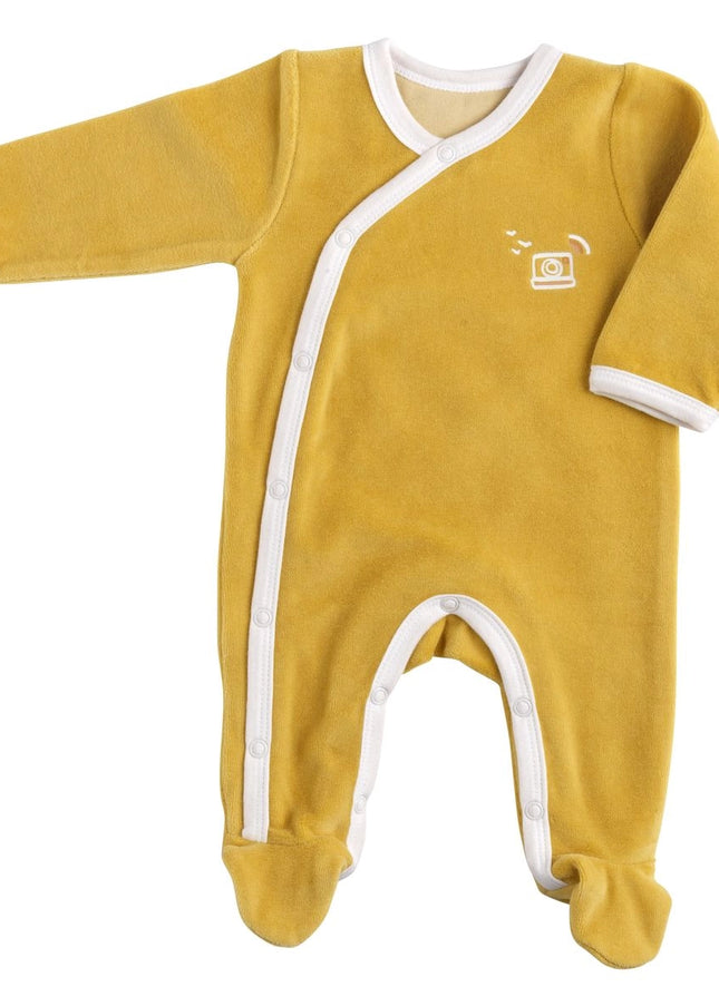 Sunlight Yellow 1 Month Pajamas-Sauthon-1 Month-Urbanheer