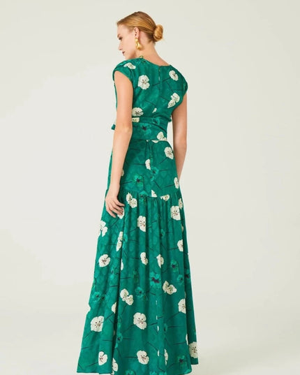 Floral Long Dress-Clothing - Women-Dolores Promesas-Urbanheer