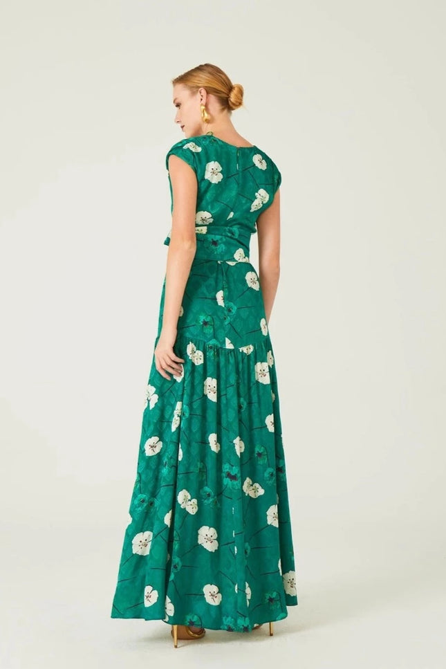 Floral Long Dress-Clothing - Women-Dolores Promesas-Urbanheer