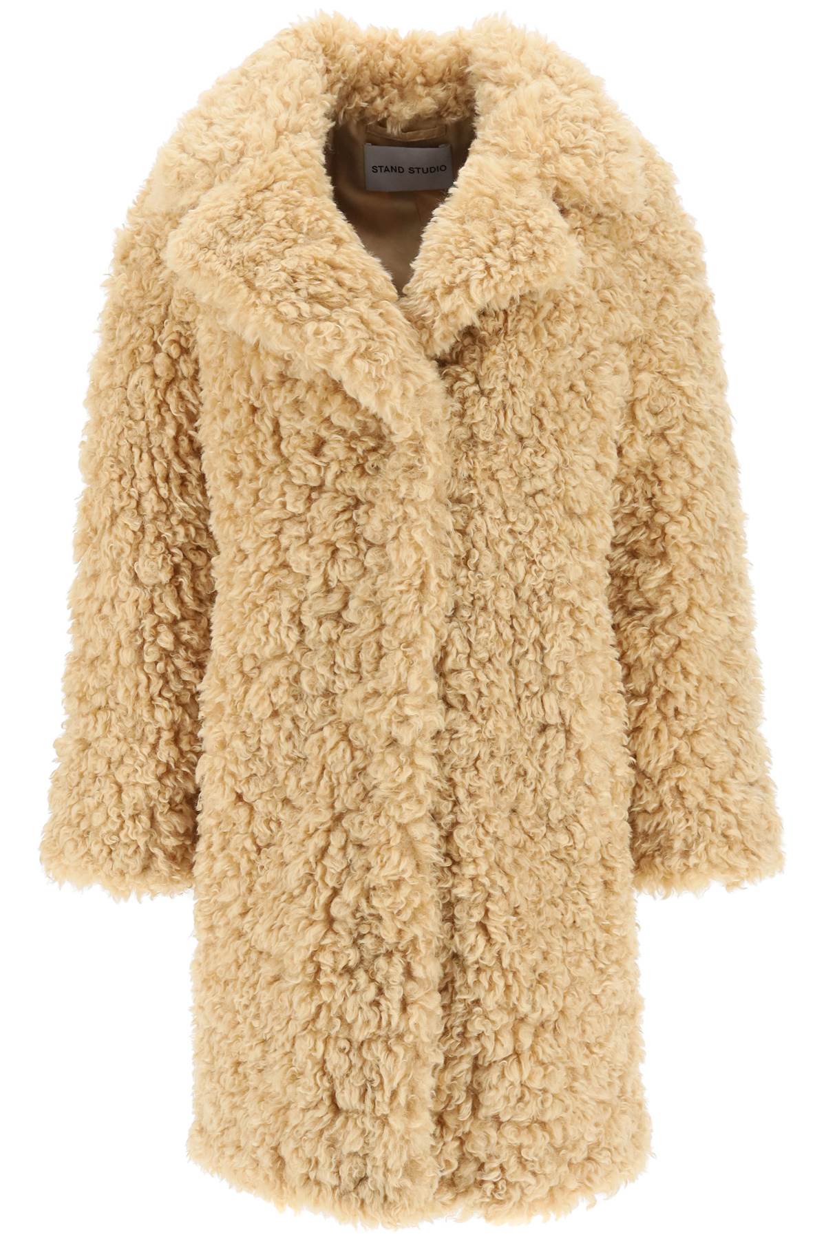 'Camille' Faux Fur Cocoon Coat