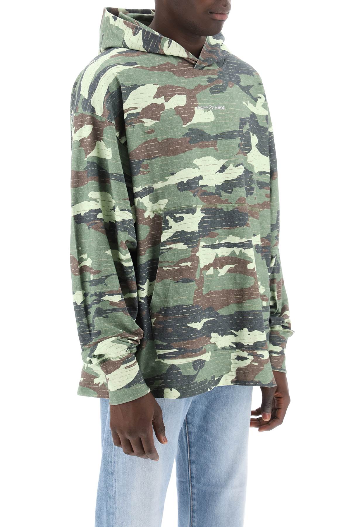 Camouflage Hoodie Sweatshirt With