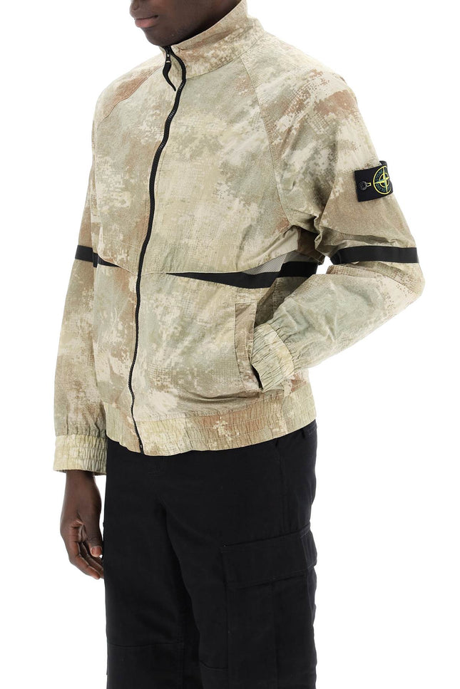 Camouflage Wind Jacket Made Of Econyl