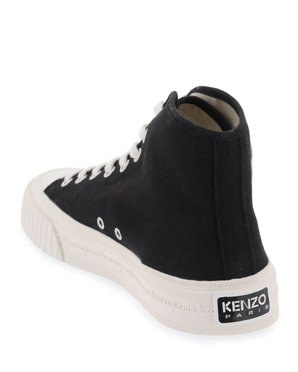 canvas kenzo foxy high-top sneakers