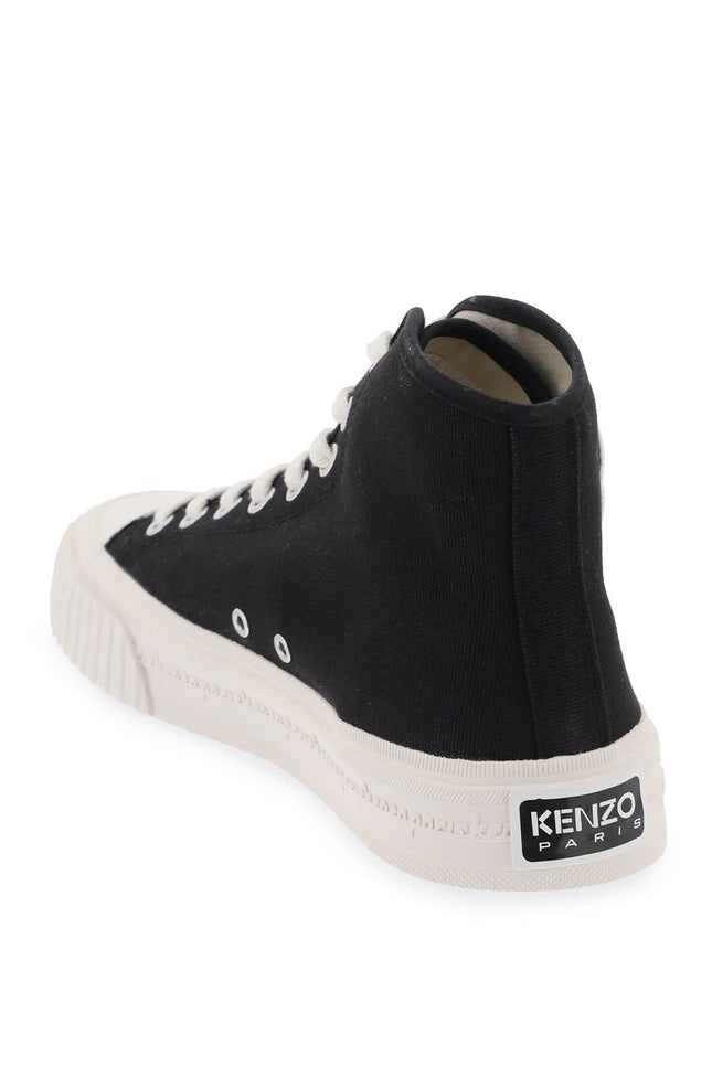 canvas kenzo foxy high-top sneakers