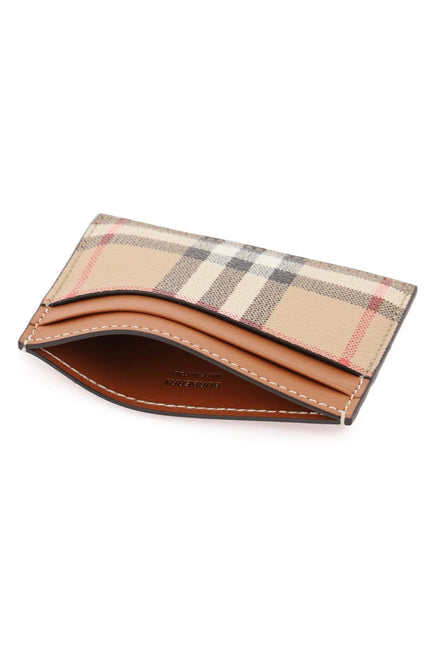 Card Holder With Tartan Pattern