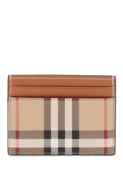 Card Holder With Tartan Pattern