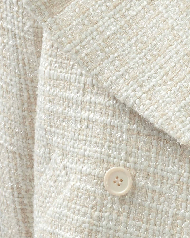 Power Over Me Tweed Jacket - Beige Marle-Jacket-Belle & Bloom-Urbanheer