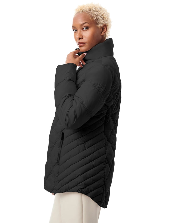 Mix Quilt Puffer Jacket Black-Jacket-Bernardo-Urbanheer