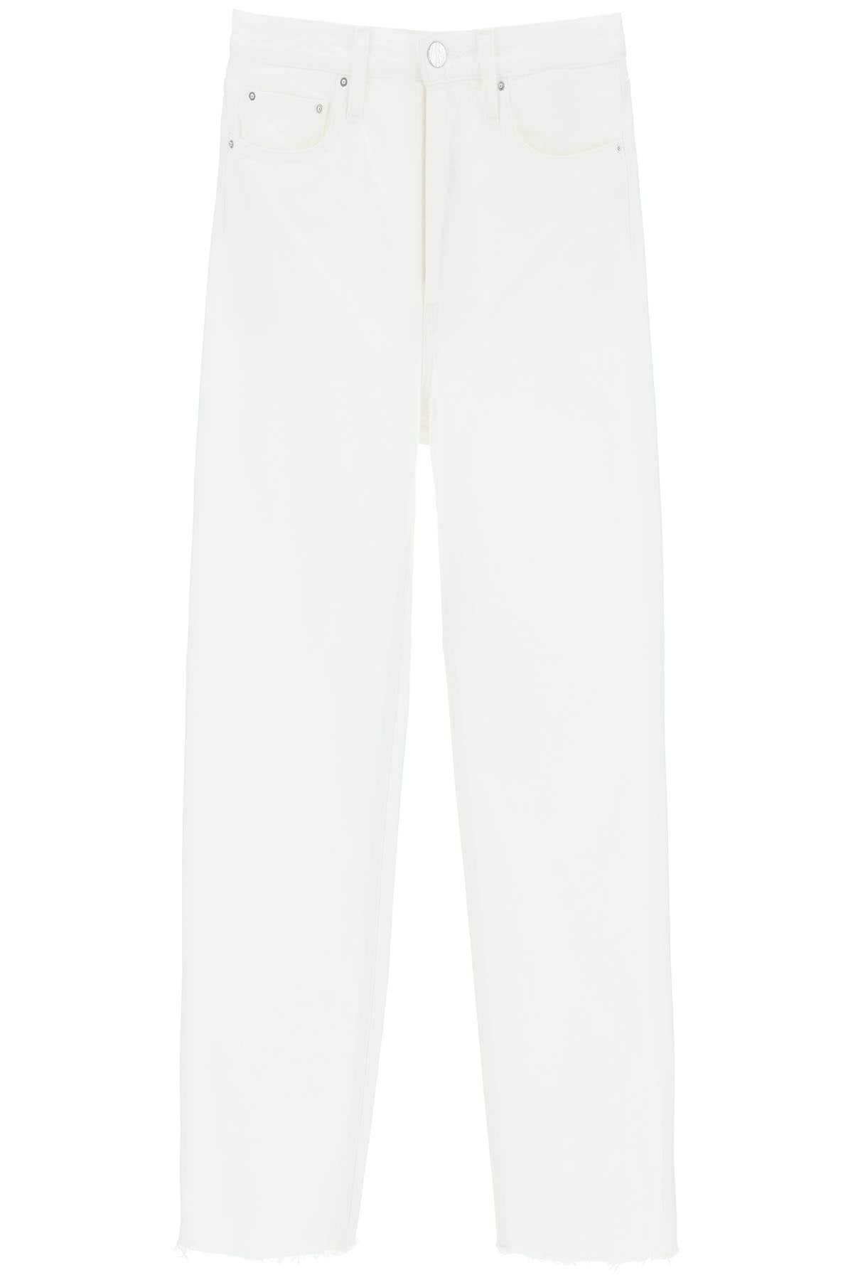 Classic Cut Jeans In Organic Cotton - White
