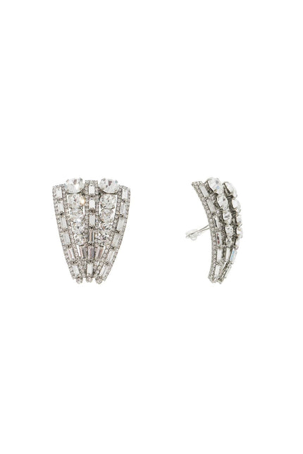 clip-on earrings with crystals