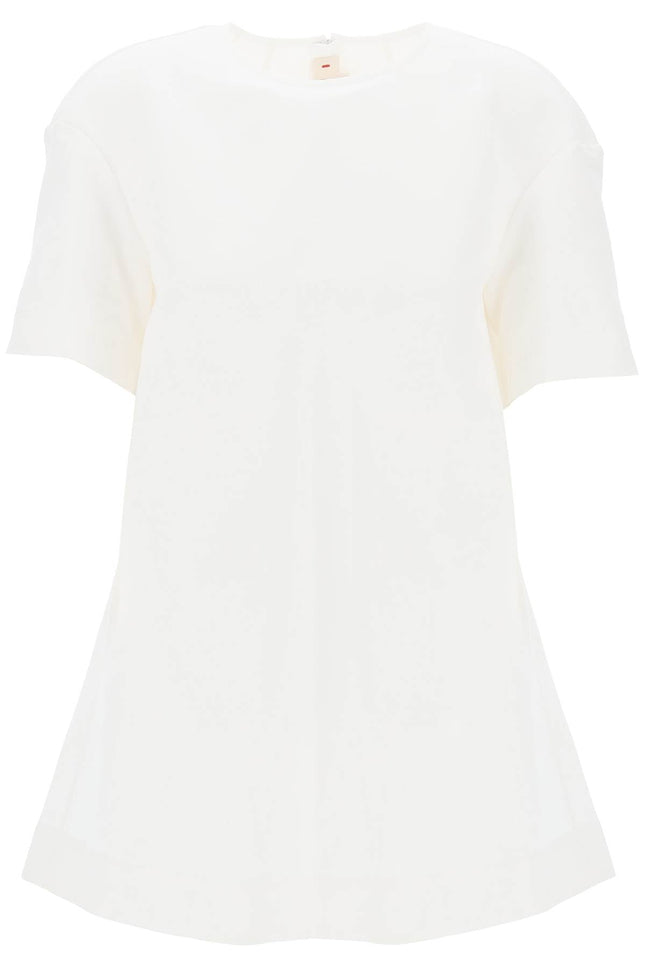 Cocoon Cady Dress - White