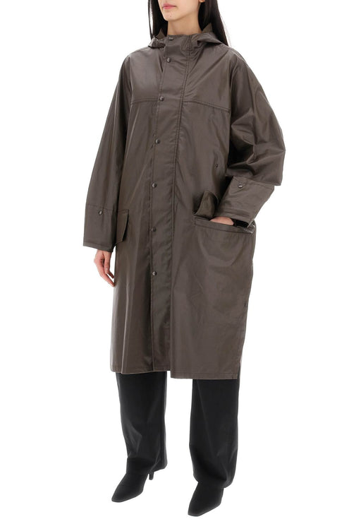 Cotton-Coated Trench Coat