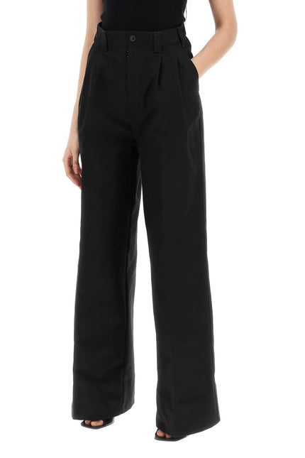 Cotton Gabardine Trousers For