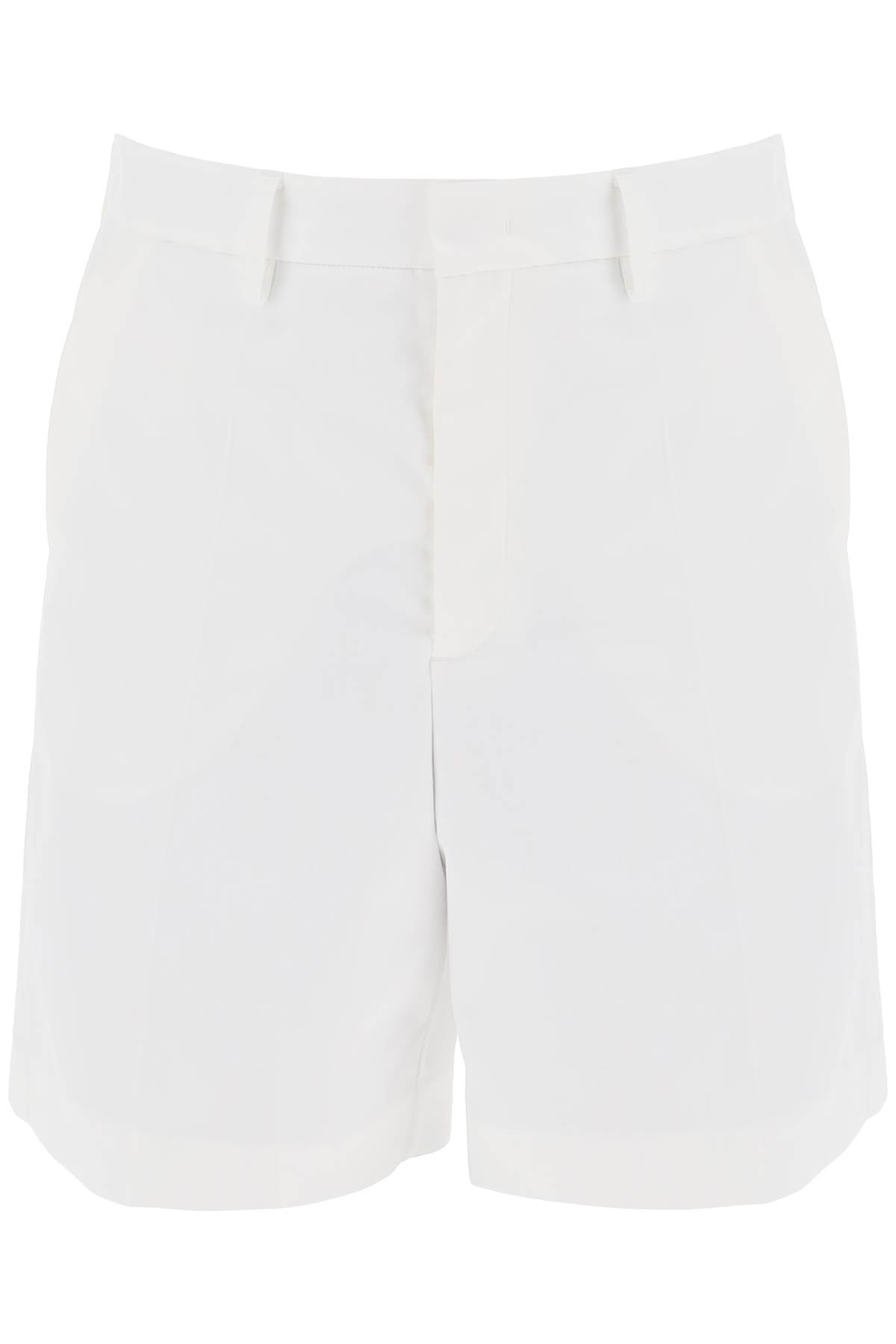Cotton Poplin Bermuda Shorts For