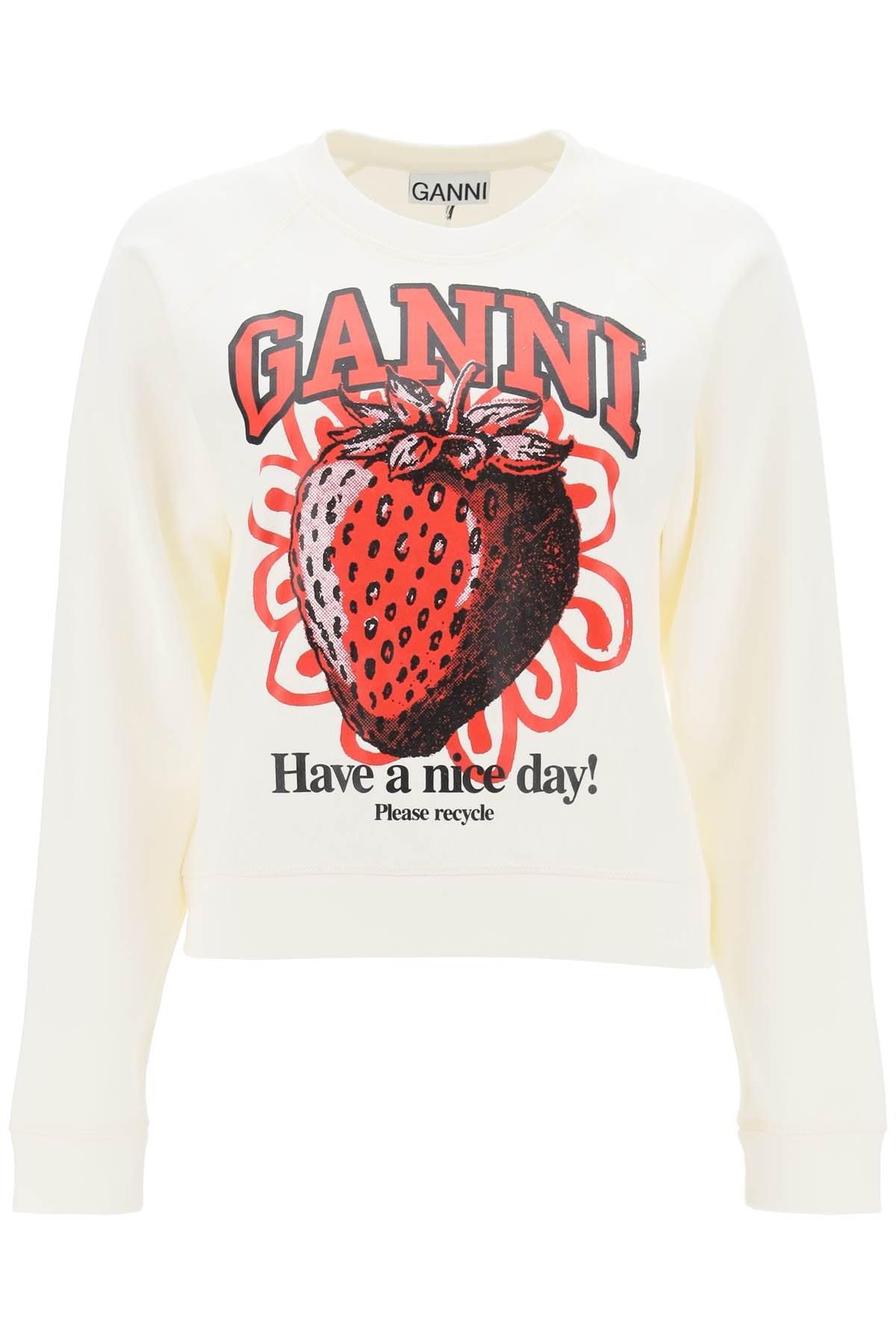 Crew-Neck Sweatshirt With Graphic Print