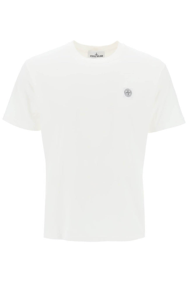 Crew-Neck T-Shirt With Logo Patch