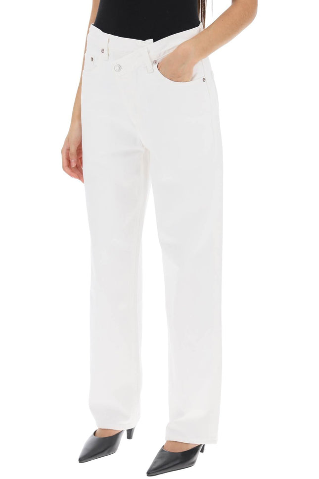 Criss Cross Jeans - White