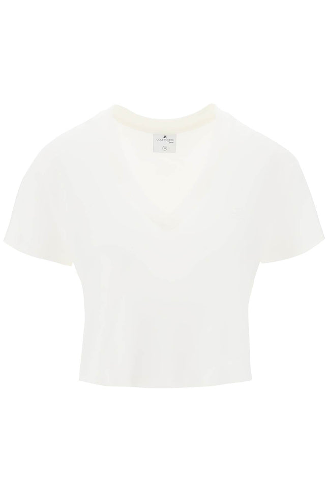 Cropped Logo T-Shirt With