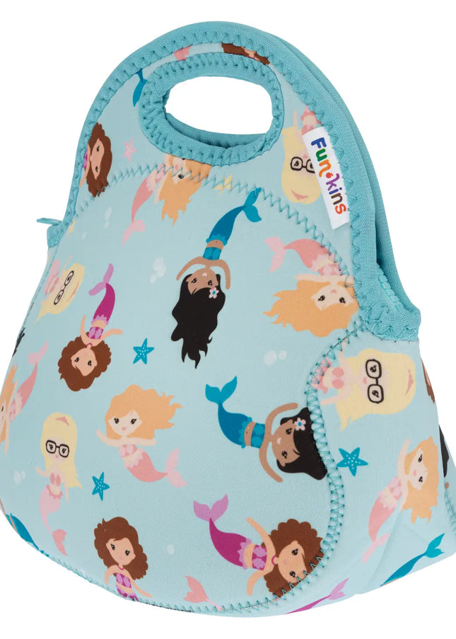 Small, Machine Washable Lunch Bag For Kids - Mermaids-My Funkins-Urbanheer