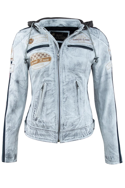 Urban 5884 Sixty-Six Ladies Biker Jacket Craft Gray-Urban 5884-Craft Grey-XS-Urbanheer