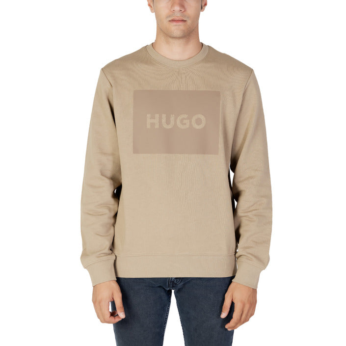 Hugo Men Sweatshirts-Hugo-beige-S-Urbanheer