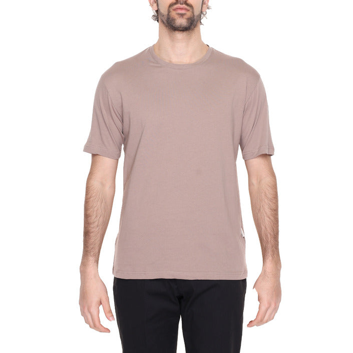 Gianni Lupo Men T-Shirt-Clothing T-shirts-Gianni Lupo-brown-3XL-Urbanheer