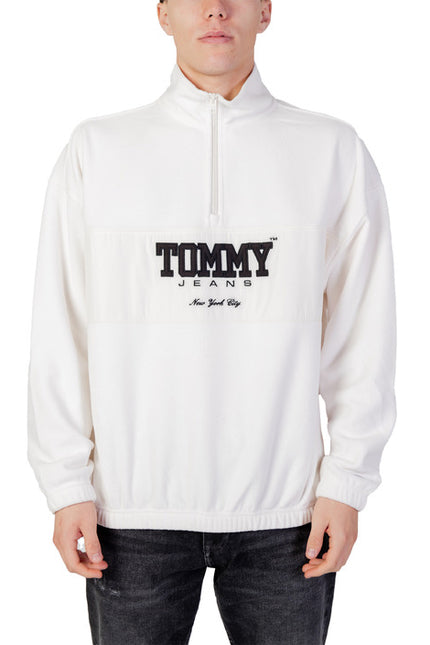 Tommy Hilfiger Jeans Men Sweatshirts-Tommy Hilfiger Jeans-white-XS-Urbanheer