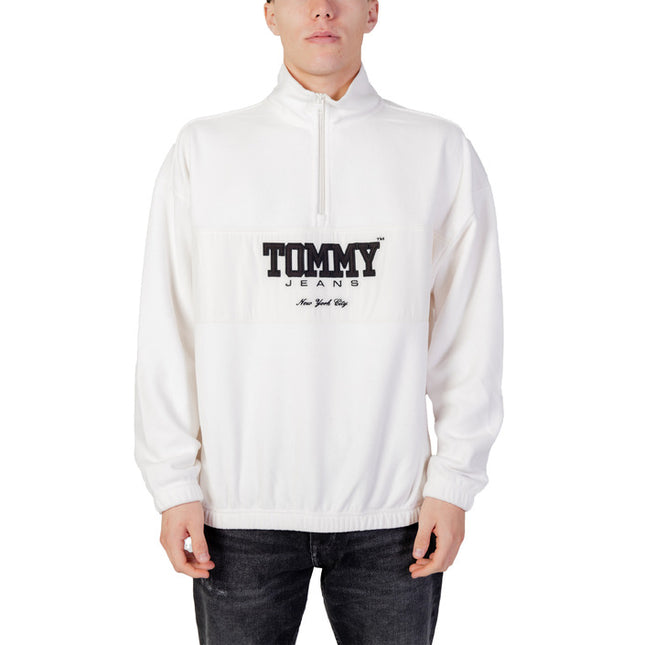 Tommy Hilfiger Jeans Men Sweatshirts-Tommy Hilfiger Jeans-white-XS-Urbanheer