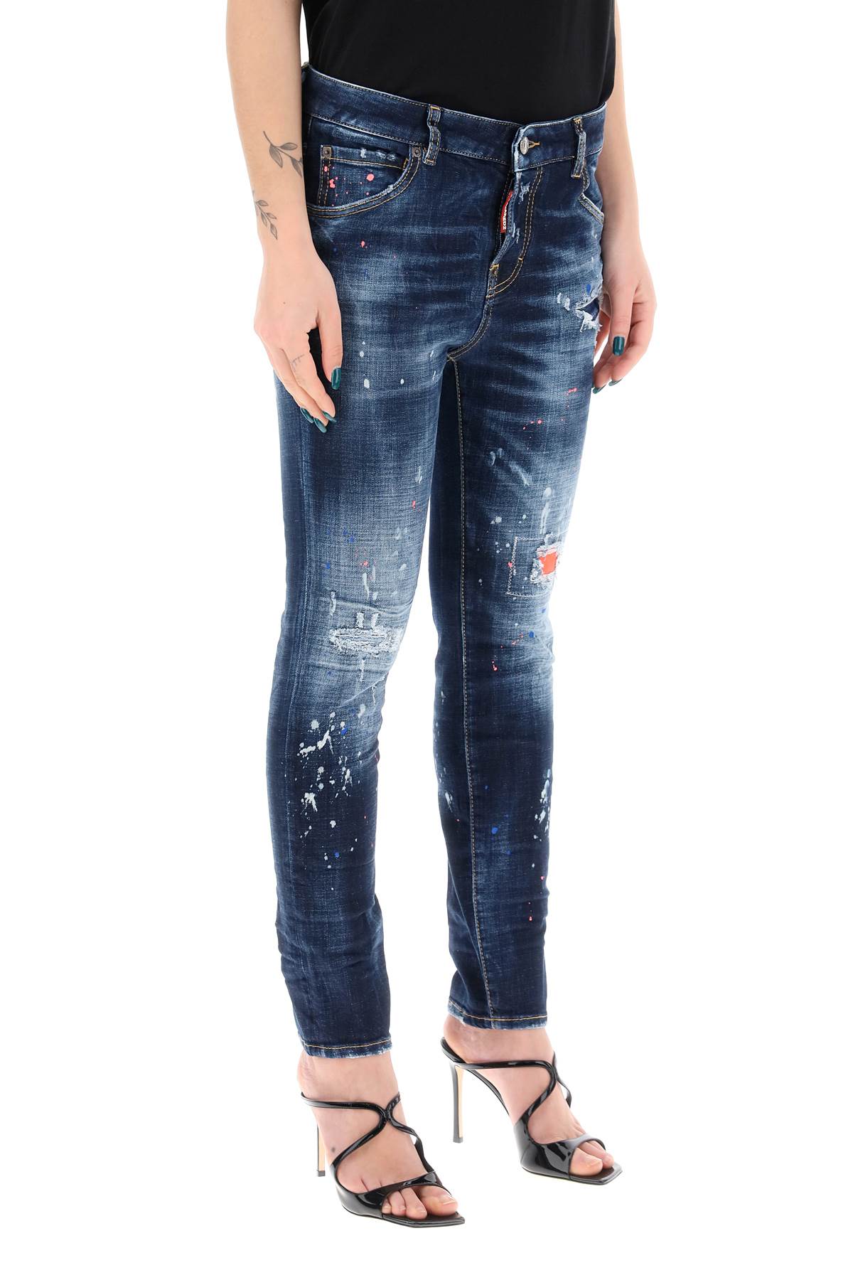 Dark Neon Splash Wash 642 Jeans