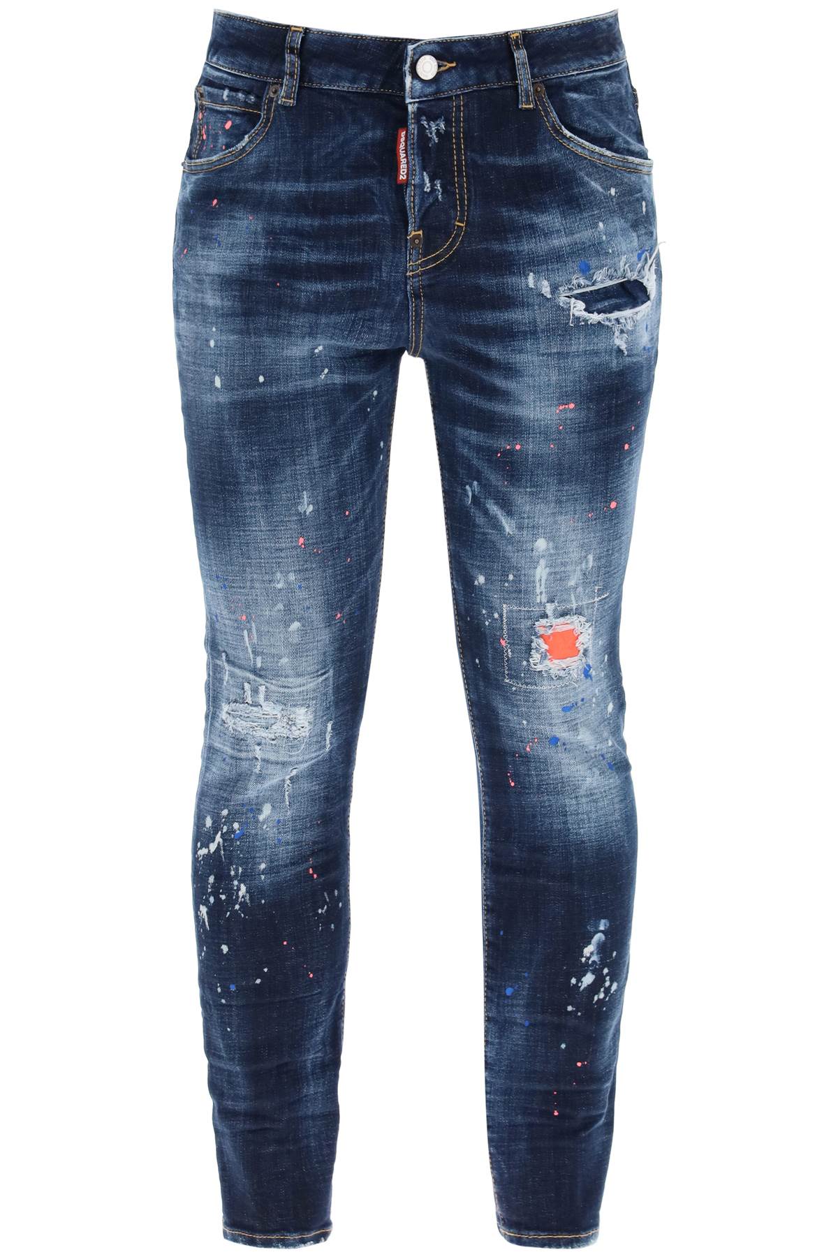 Dark Neon Splash Wash 642 Jeans