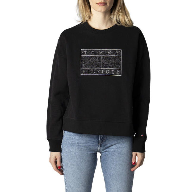 Tommy Hilfiger Jeans Women Sweatshirts-Tommy Hilfiger Jeans-black-XXS-Urbanheer