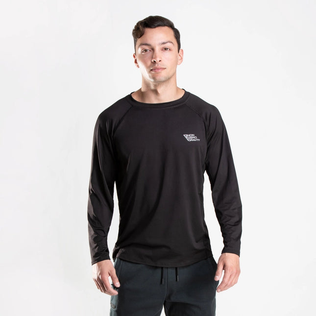 Men’S Zintex Long Sleeve Sports Tee - Coal-Sports Tee-Nonzero Gravity-XS-Urbanheer