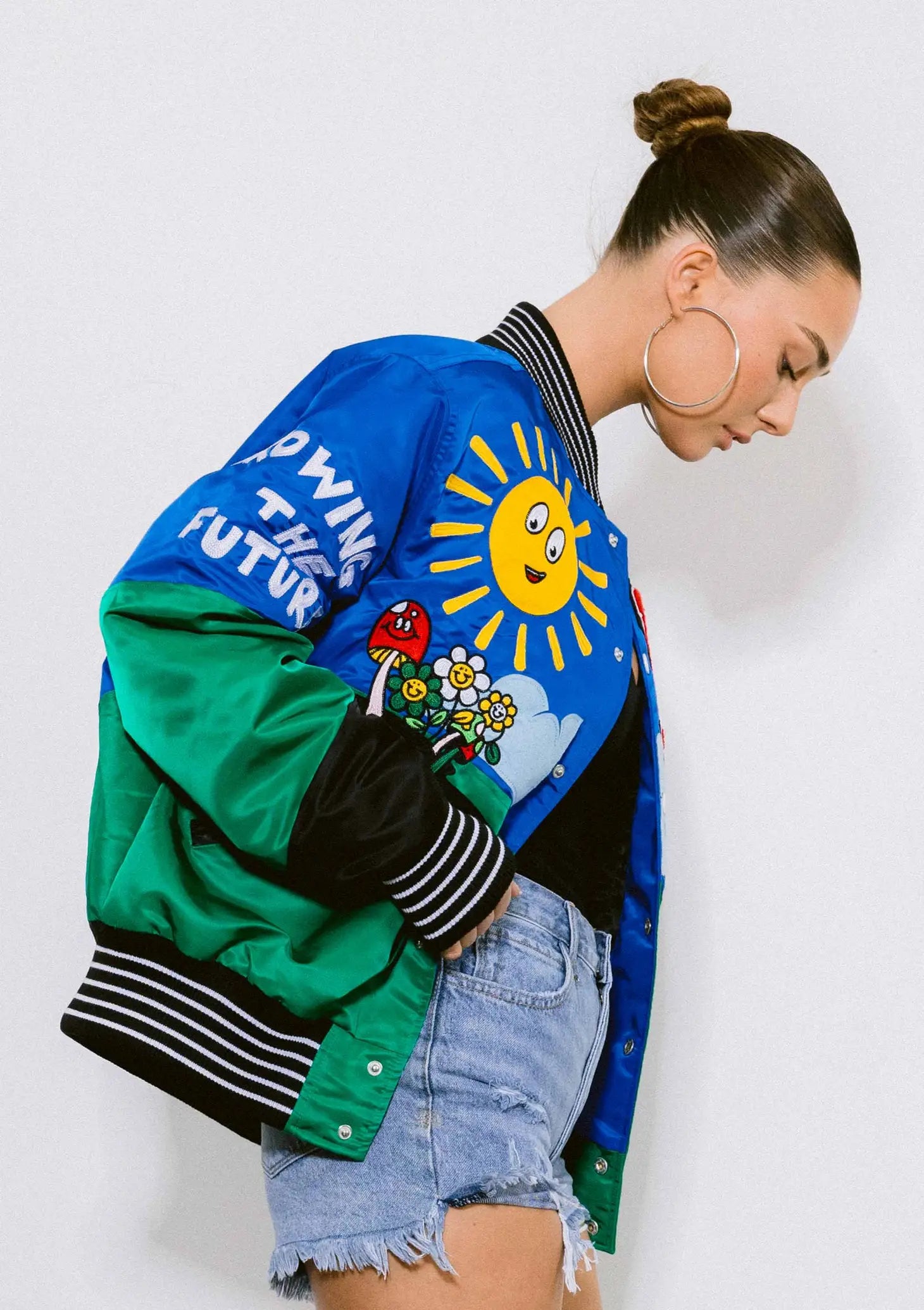 Retro Fit Varsity Jacket-Clothing - Women-Vibrant M.i.U-Urbanheer