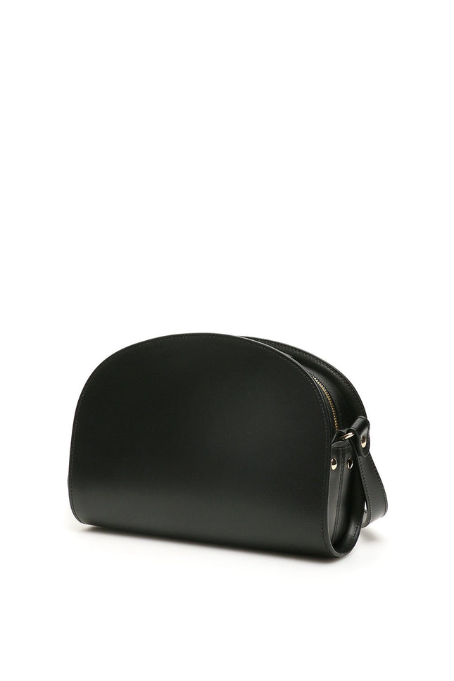 Demi-Lune Crossbody Bag - Black