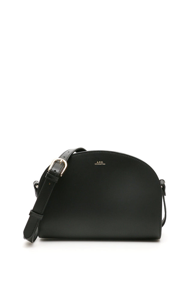 Demi-Lune Crossbody Bag - Black