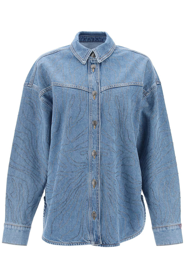 Denim Overshirt With Rhin