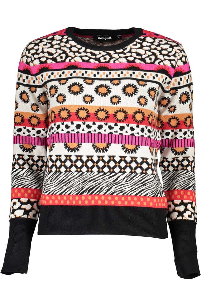 Desigual Pink Women'S Sweater-Maglie-DESIGUAL-Urbanheer