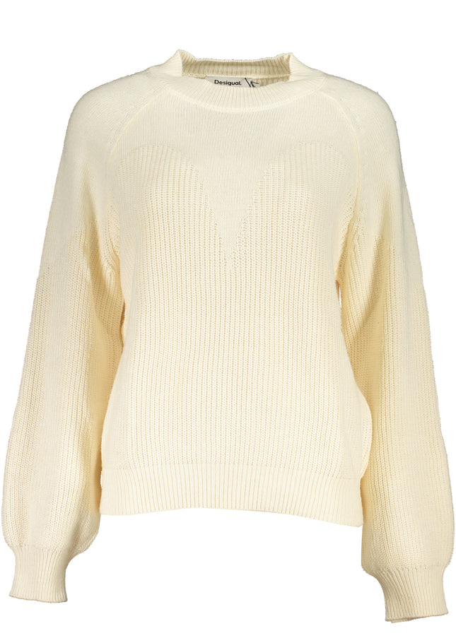 Desigual White Women'S Sweater-Maglie-DESIGUAL-Urbanheer