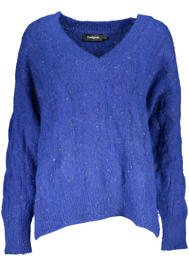 Desigual Blue Women'S Sweater-Maglie-DESIGUAL-Urbanheer