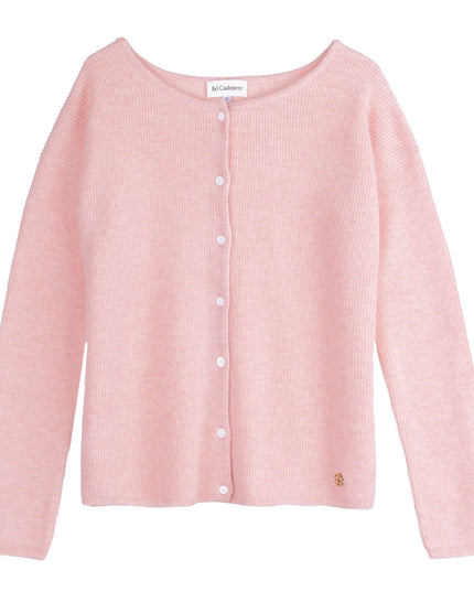 Camille Cardigan Pink-Cardigan-Bel Cashmere-Urbanheer