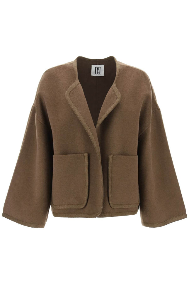 Double-Faced Wool Jacquie Jacket In Italian