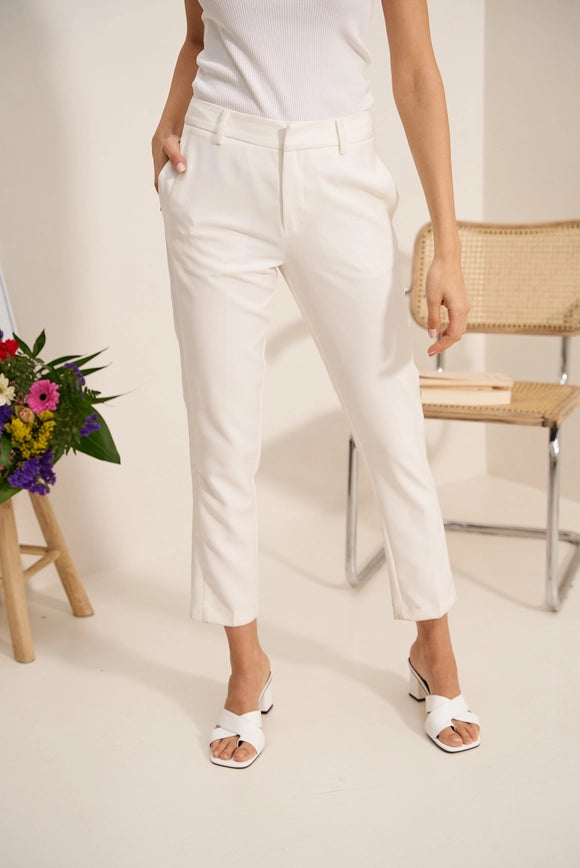 Cigarette Smoking Pants White-Pants-Attentif Paris-S-Urbanheer