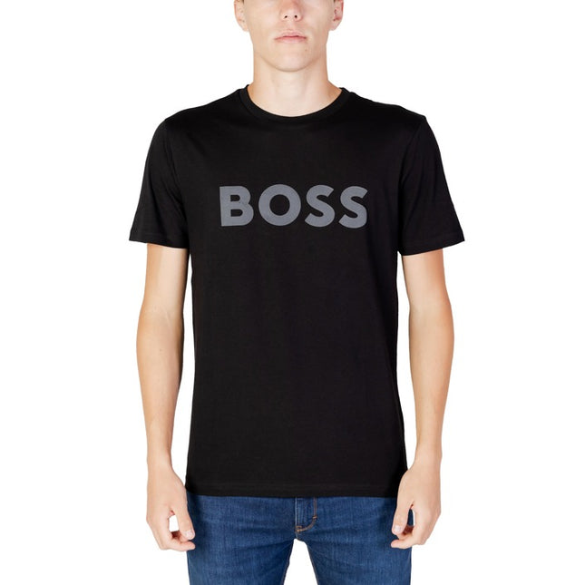 Boss Men T-Shirt-Clothing - Men-Boss-black-1-S-Urbanheer