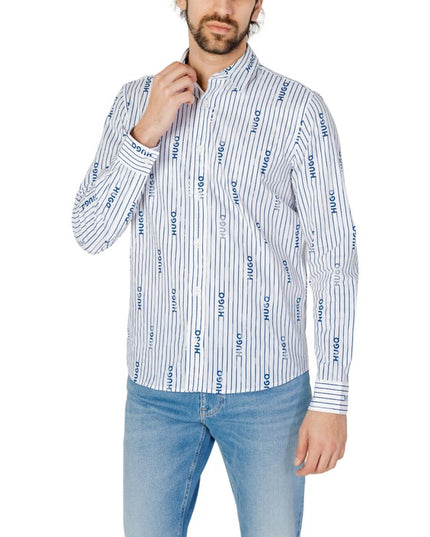 Hugo Men Shirt-Clothing Shirts-Hugo-blue-XS-Urbanheer